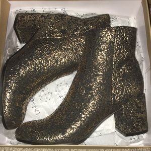 Black & Gold booties!
